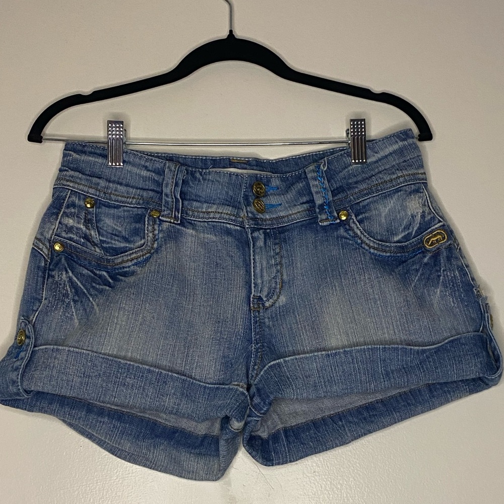 Ecko Red Denim Shorts